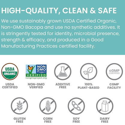 Organic Bacopa Monnieri Nootropic