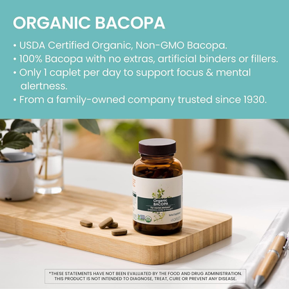 Organic Bacopa Monnieri Nootropic
